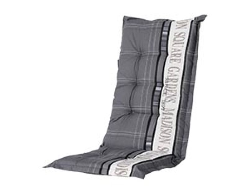 Tuinkussen hoge rug Madison garden grey