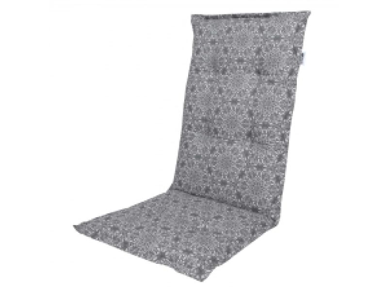 Tuinkussen hoge rug Mandala grey