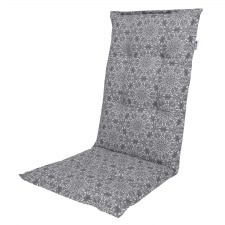 tuinkussen hoge rug mandala grey