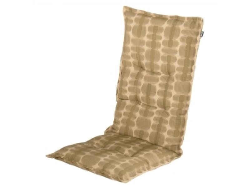 Tuinkussen hoge rug Mats mustard