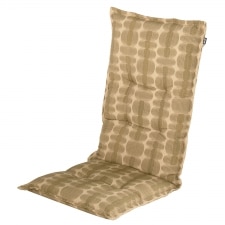 tuinkussen hoge rug mats mustard