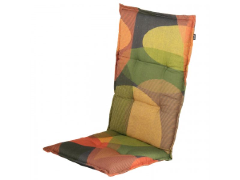 Tuinkussen hoge rug Milan orange