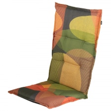 tuinkussen hoge rug milan orange