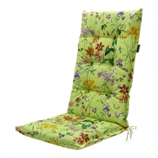 tuinkussen hoge rug milly green (waterafstotend)