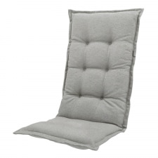tuinkussen hoge rug napels grey (waterafstotend)