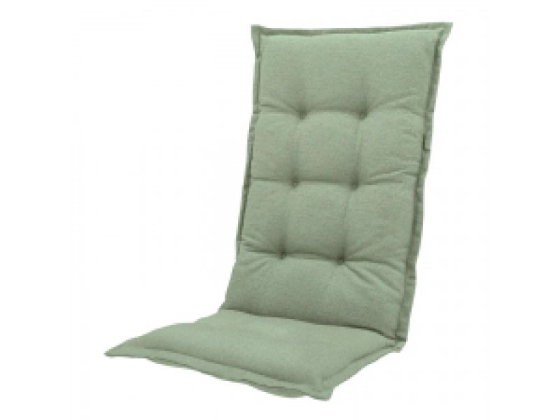 Tuinkussen hoge rug Napels kaki (waterafstotend)