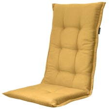 tuinkussen hoge rug napels mustard (waterafstotend)