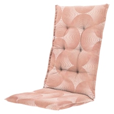 tuinkussen hoge rug napels rondo salmone (waterafstotend)