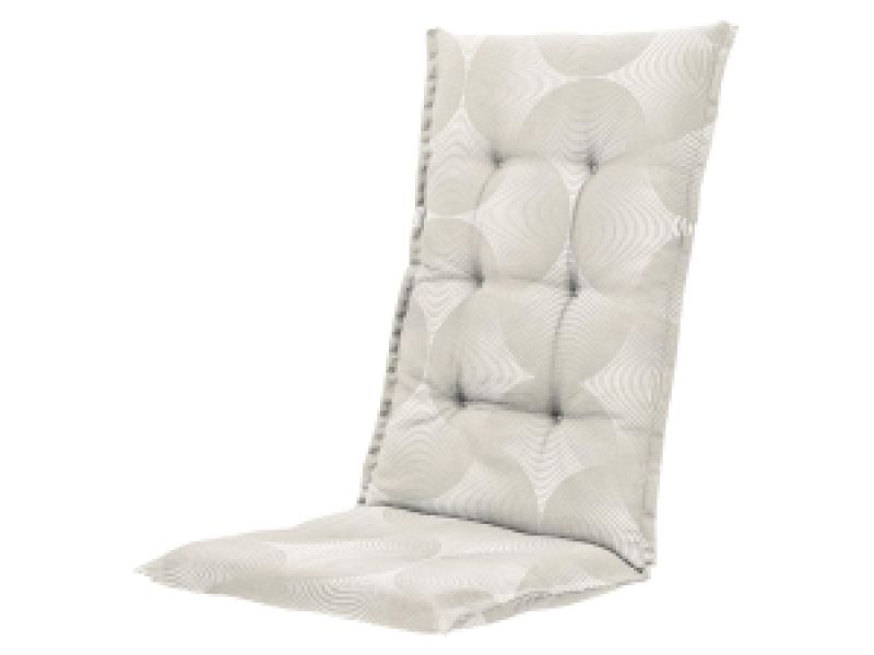 Tuinkussen hoge rug Napels rondo sand (waterafstotend)