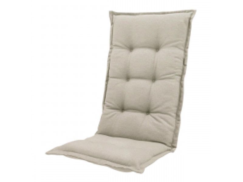 Tuinkussen hoge rug Napels taupe (waterafstotend)