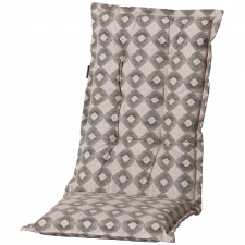 tuinkussen hoge rug outdoor rondo taupe