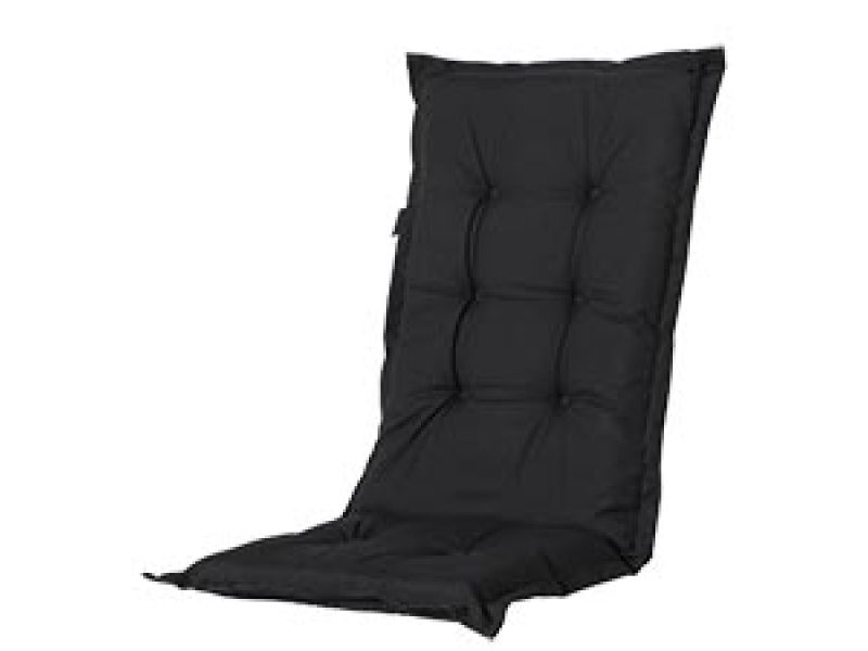 Tuinkussen hoge rug Panama black