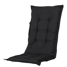 tuinkussen hoge rug panama black