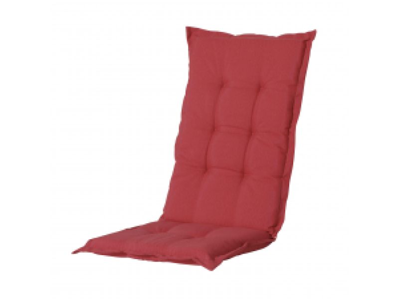 Tuinkussen hoge rug Panama brick red