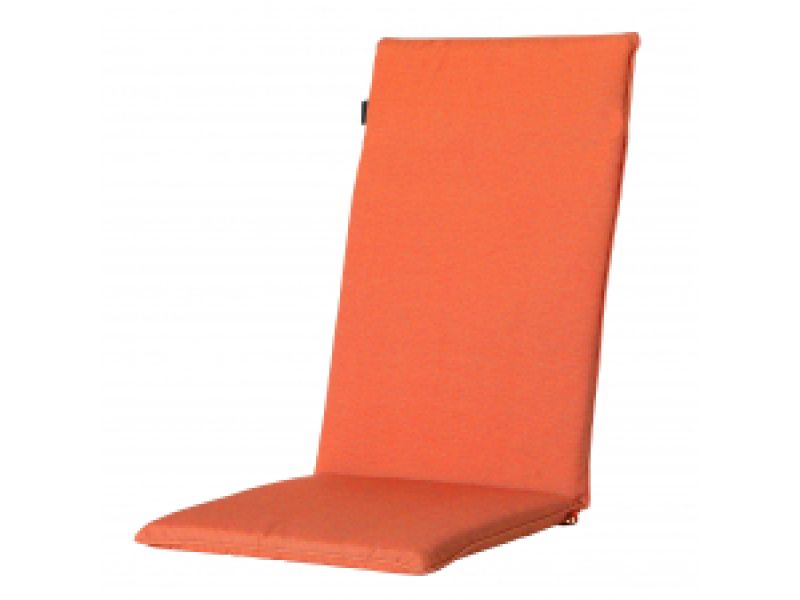 Tuinkussen hoge rug Panama flame orange (afritsbaar)