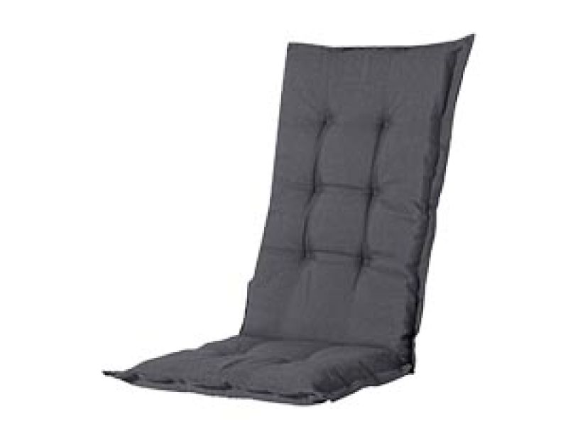Tuinkussen hoge rug Panama grey