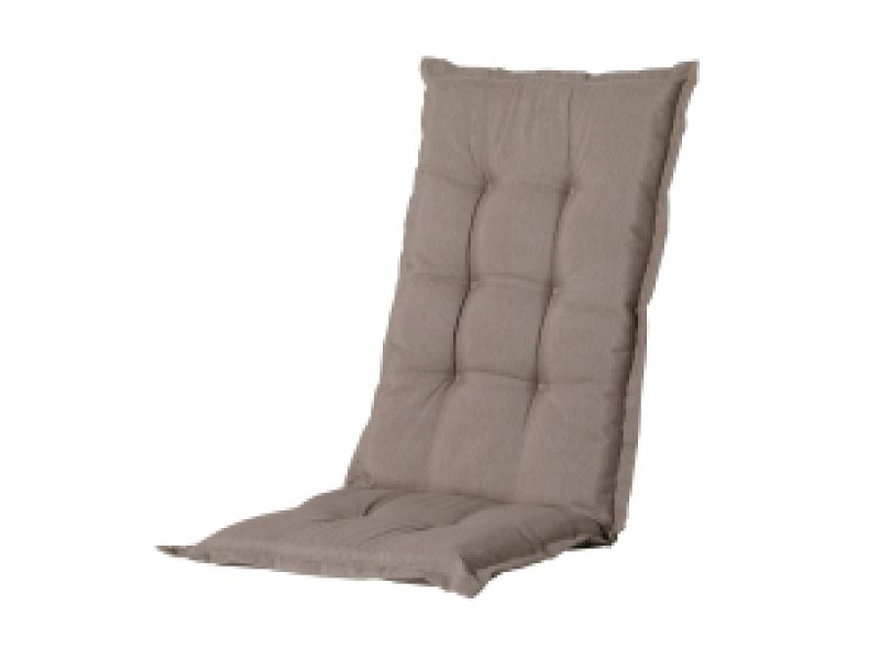 Tuinkussen hoge rug Panama taupe