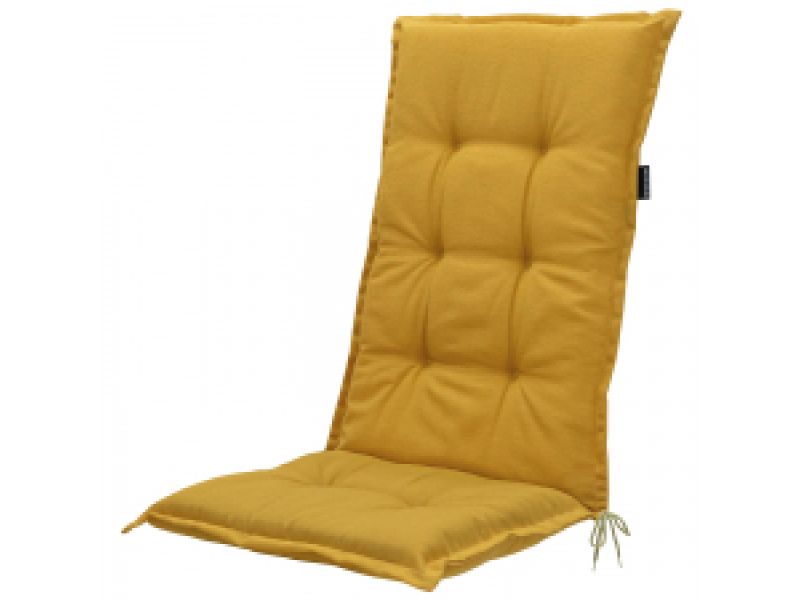 Tuinkussen hoge rug Panama yellow