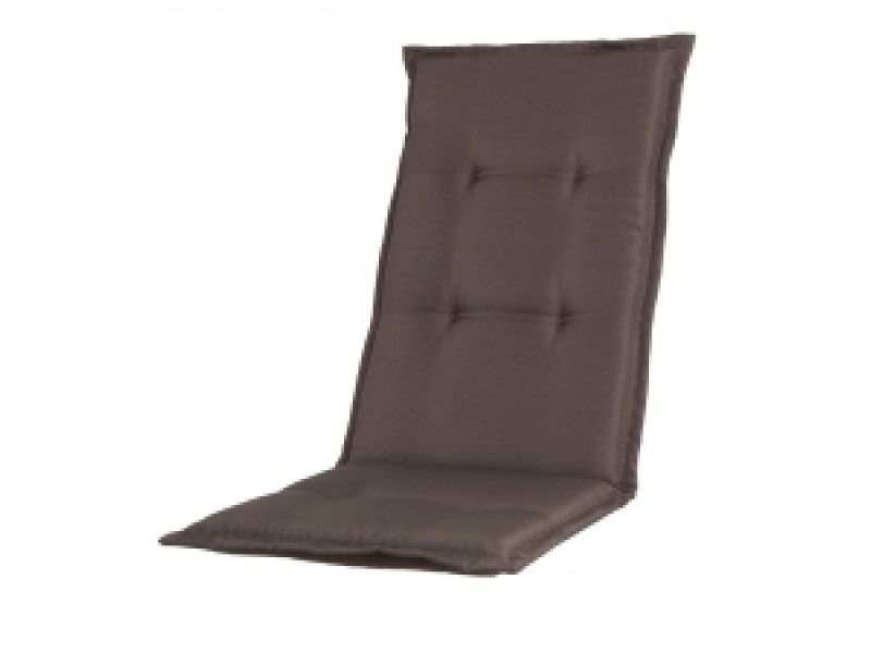 Tuinkussen hoge rug Pedro dark taupe (waterafstotend)