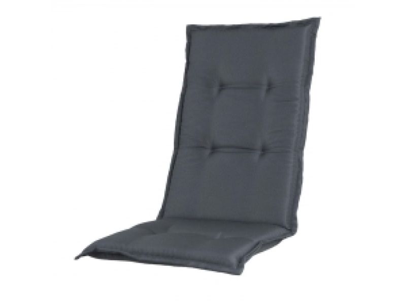 Tuinkussen hoge rug Pedro grey (waterafstotend)