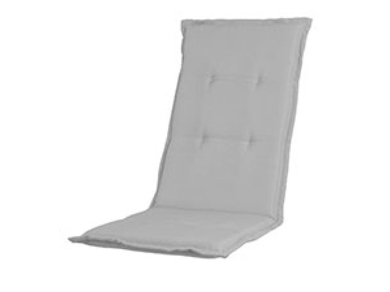 Tuinkussen hoge rug Pedro light grey (waterafstotend)