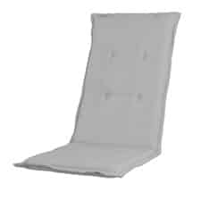 tuinkussen hoge rug pedro light grey (waterafstotend)