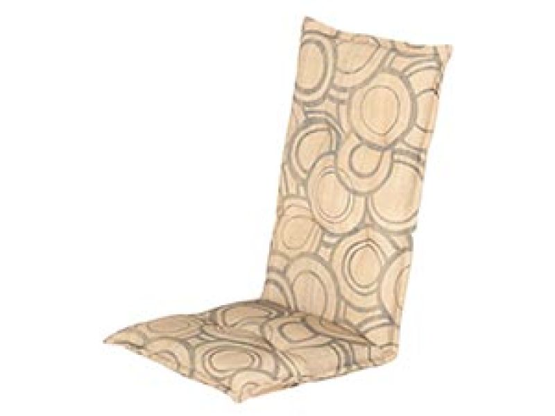 Tuinkussen hoge rug Puck yellow