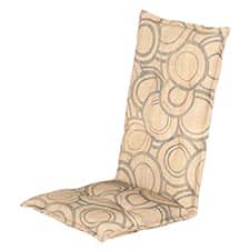 tuinkussen hoge rug puck yellow