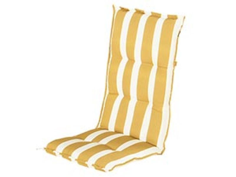 Tuinkussen hoge rug Roma Rich yellow