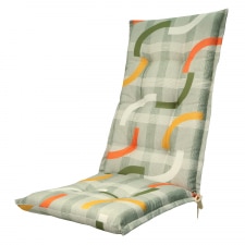 tuinkussen hoge rug tess orange