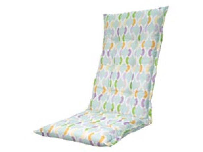 Tuinkussen hoge rug Trivia mint (waterafstotend)