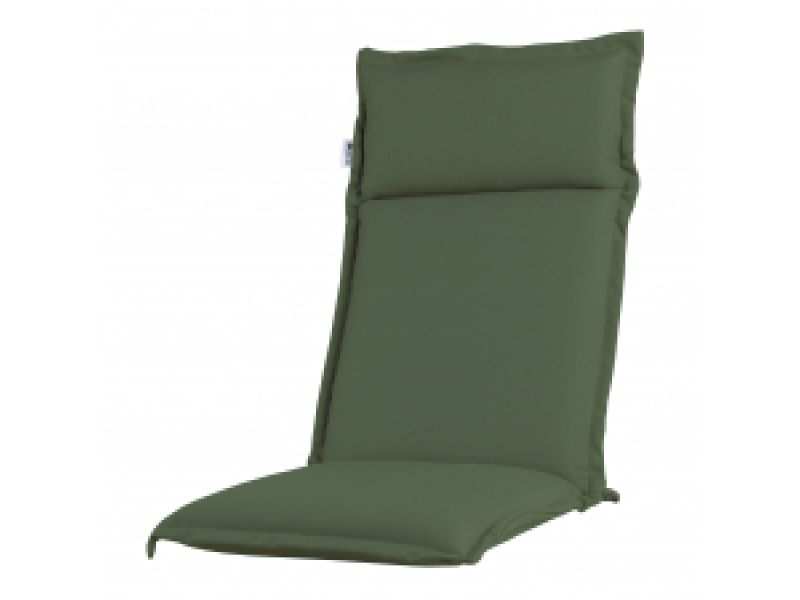 Tuinkussen hoge rug turin Pedro moss (waterafstotend en afritsbaar)