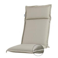 tuinkussen hoge rug turin ribera naturel (waterafstotend en afritsbaar)