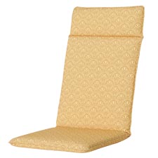 tuinkussen hoge rug universal botanic yellow (waterafstotend)