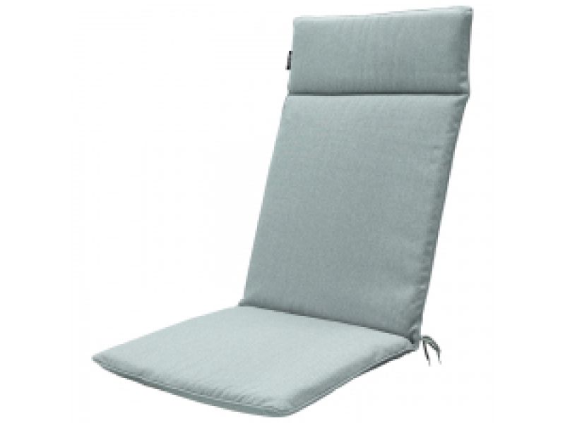 Tuinkussen hoge rug universal Canvas eco silver (waterafstotend)