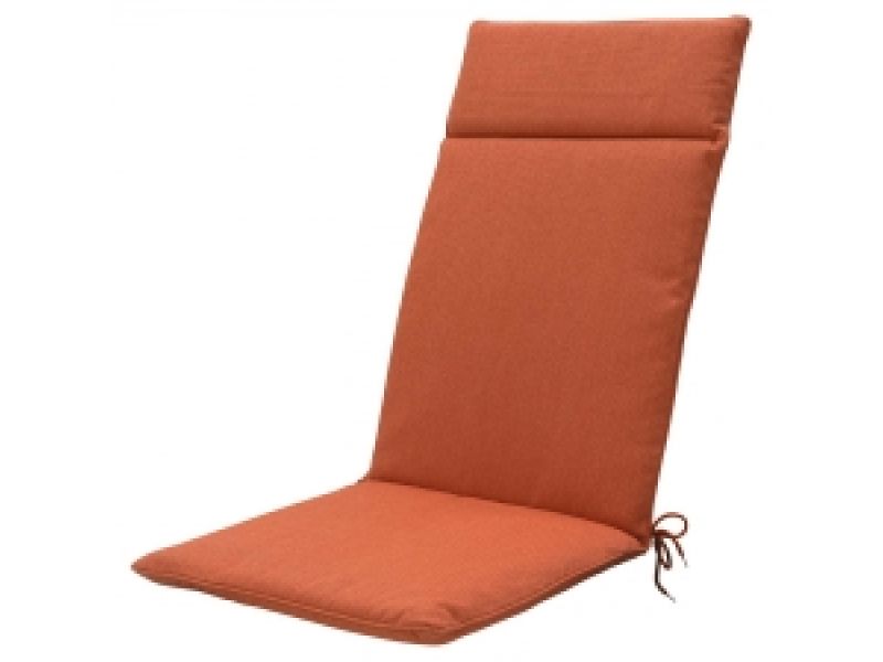 Tuinkussen hoge rug universal Canvas eco terra (waterafstotend)