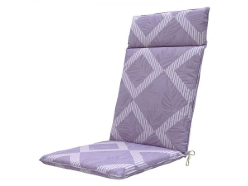 Tuinkussen hoge rug universal Demi lila (waterafstotend)