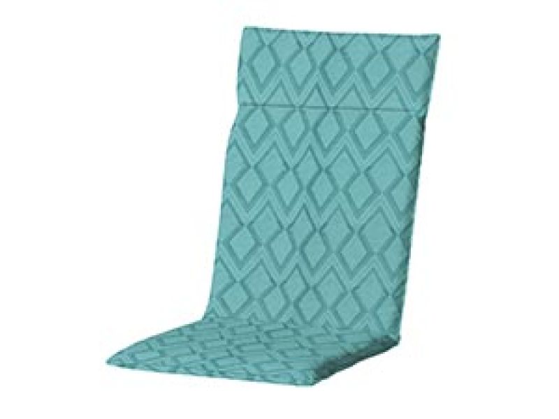 Tuinkussen hoge rug universal graphic sea blue (waterafstotend)