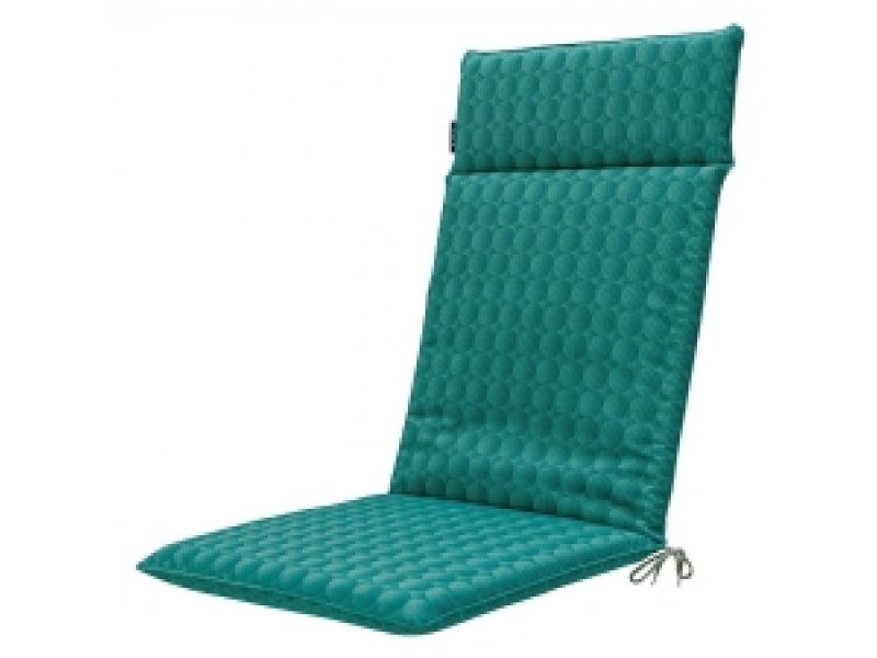 Tuinkussen hoge rug universal Mairo sea blue (waterafstotend)