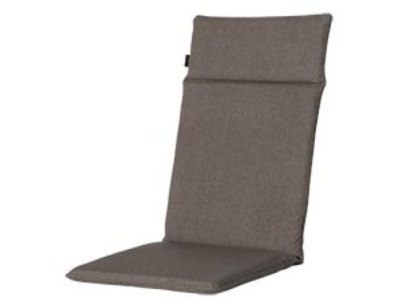 Tuinkussen hoge rug universal Oxford taupe (waterafstotend)