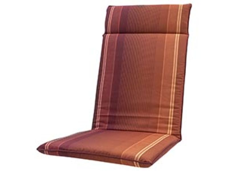 Tuinkussen hoge rug universal Stef bordeaux