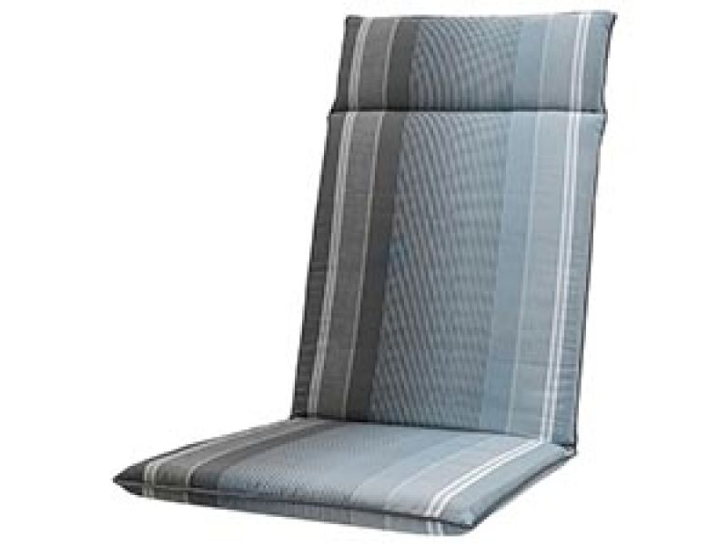 Tuinkussen hoge rug universal Stef grey