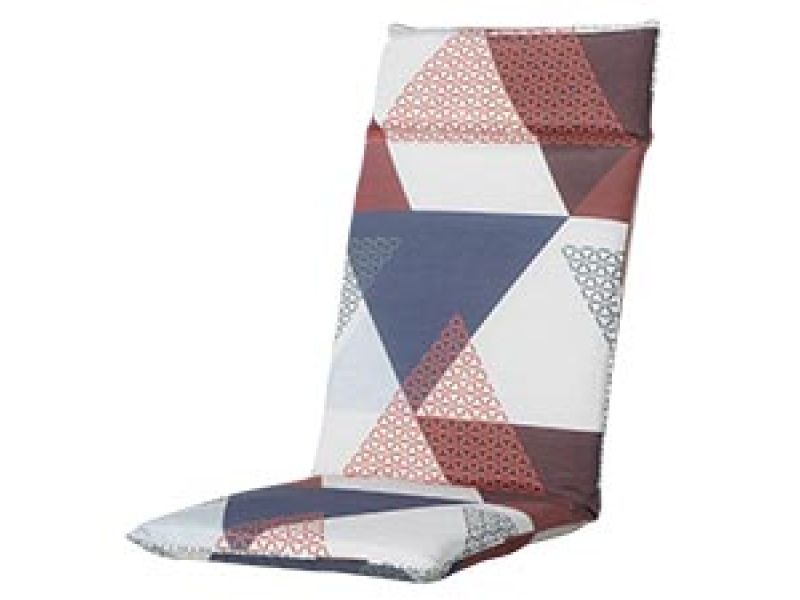 Tuinkussen hoge rug universal Triangle blue