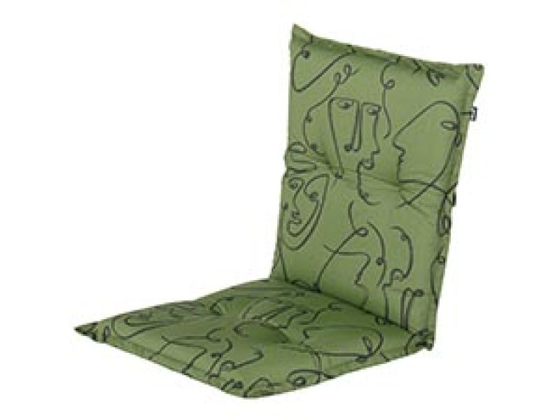 Tuinkussen lage rug Faces green