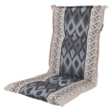 tuinkussen lage rug ikatin grey