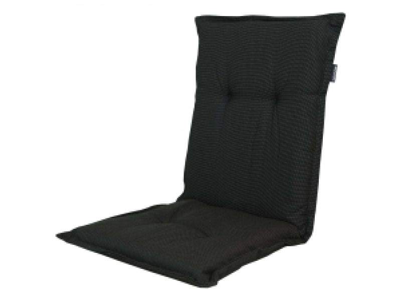 Tuinkussen lage rug Rib black