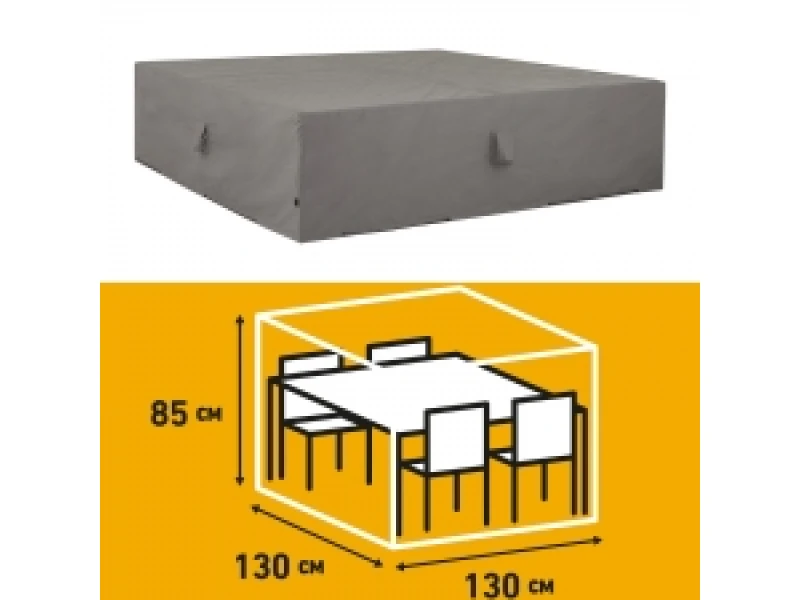 Tuinsethoes 130x130xH85cm