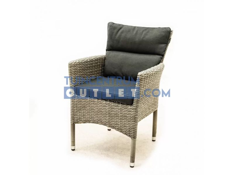 Tuinstoel Jorge Licht Grijs Stoel Buiten Stapelbaar Vita