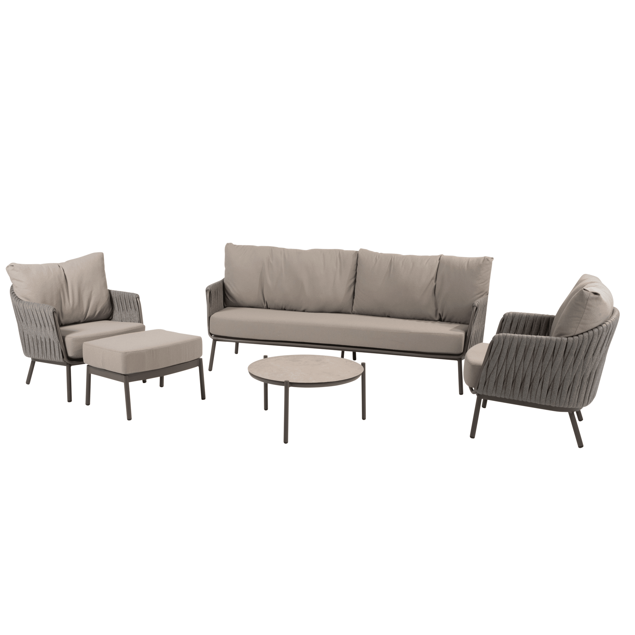 vic cannes stoel bank loungeset 5 delig organic terre taste 4so