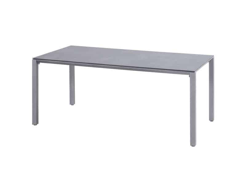 Victorio tuintafel 180 x 90 HPL blad seal grey